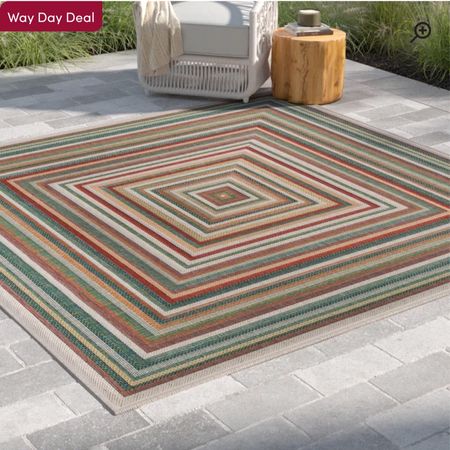 Love this cute outdoor rug from wayfair! Part of the Way day sale!

#wayfair #wayfairsale #outdoorrug #outdoorfurniture #patiofurniture 

#LTKHome #LTKSaleAlert #LTKxWayDay