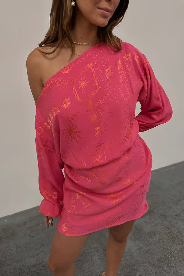 Pink Safari Mini Tilly Dress Petite | Never Fully Dressed (UK & IE)