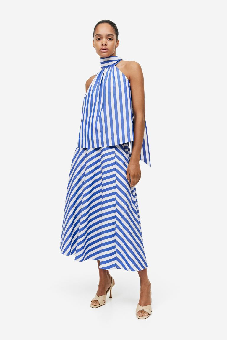 A-line cotton skirt | H&M (UK, MY, IN, SG, PH, TW, HK)