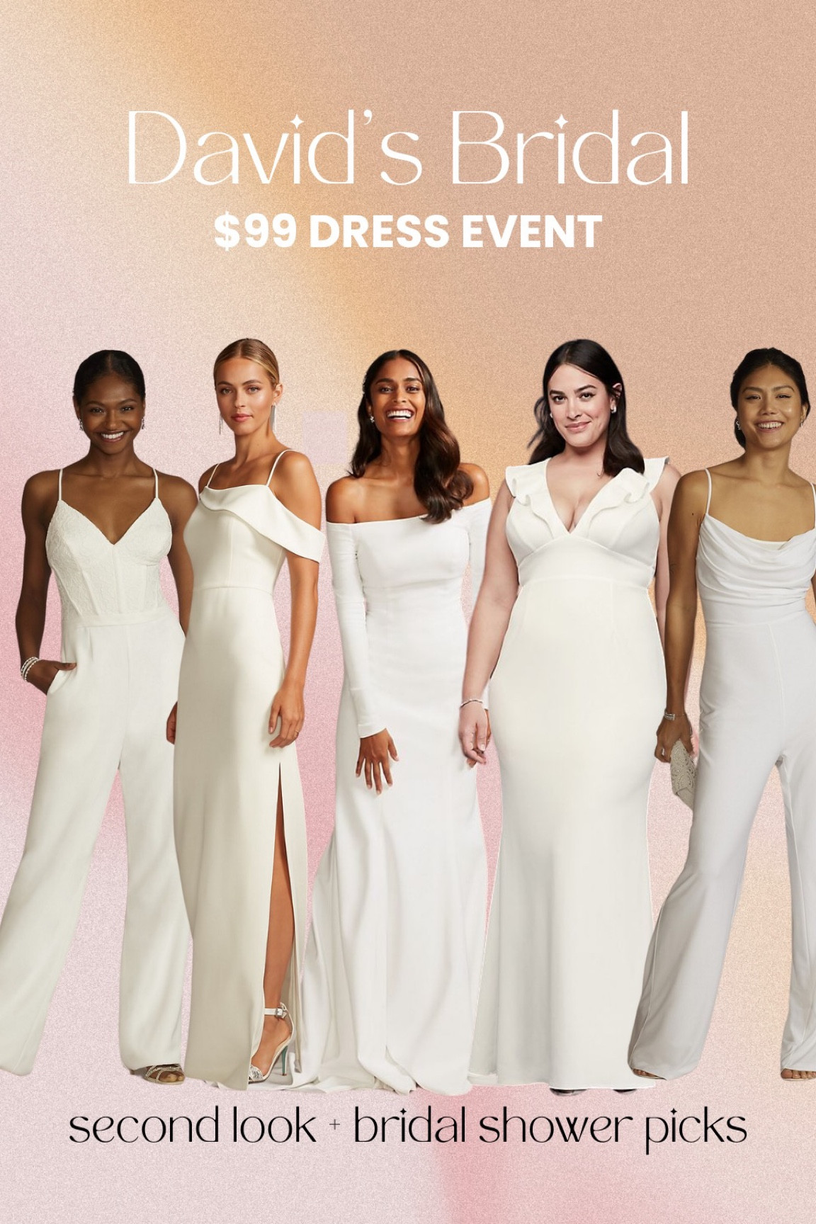 Bridal shower and reception second look dresses from the David’s Bridal $99 dress event! 

#LTKunder100 #LTKSale #LTKwedding