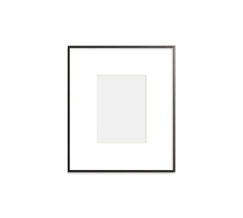Thin Metal Gallery Frames With Mat | Pottery Barn (US)