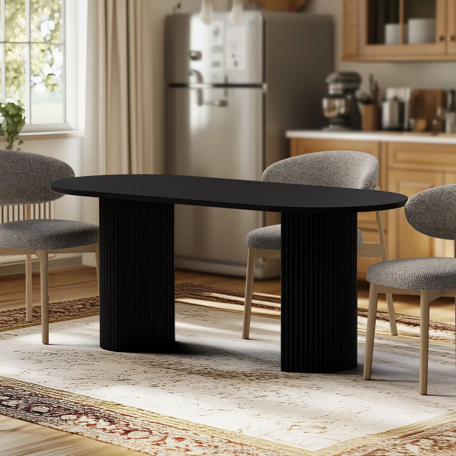 Susia 70.87" Oval Dining Table | Wayfair North America