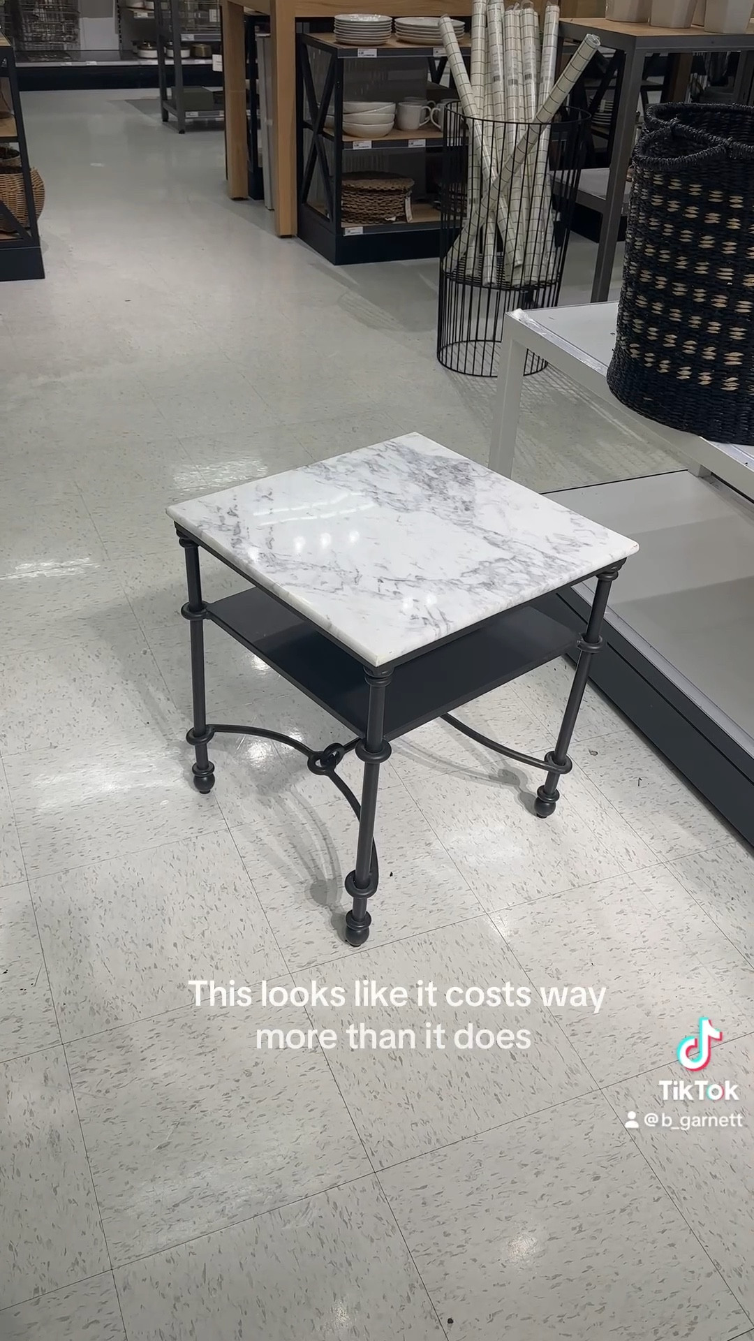 Marble and iron end it side table for under $200 

Viral | marble | side table | end table 

#LTKHome #LTKdayinmylife #LTKFindsUnder100