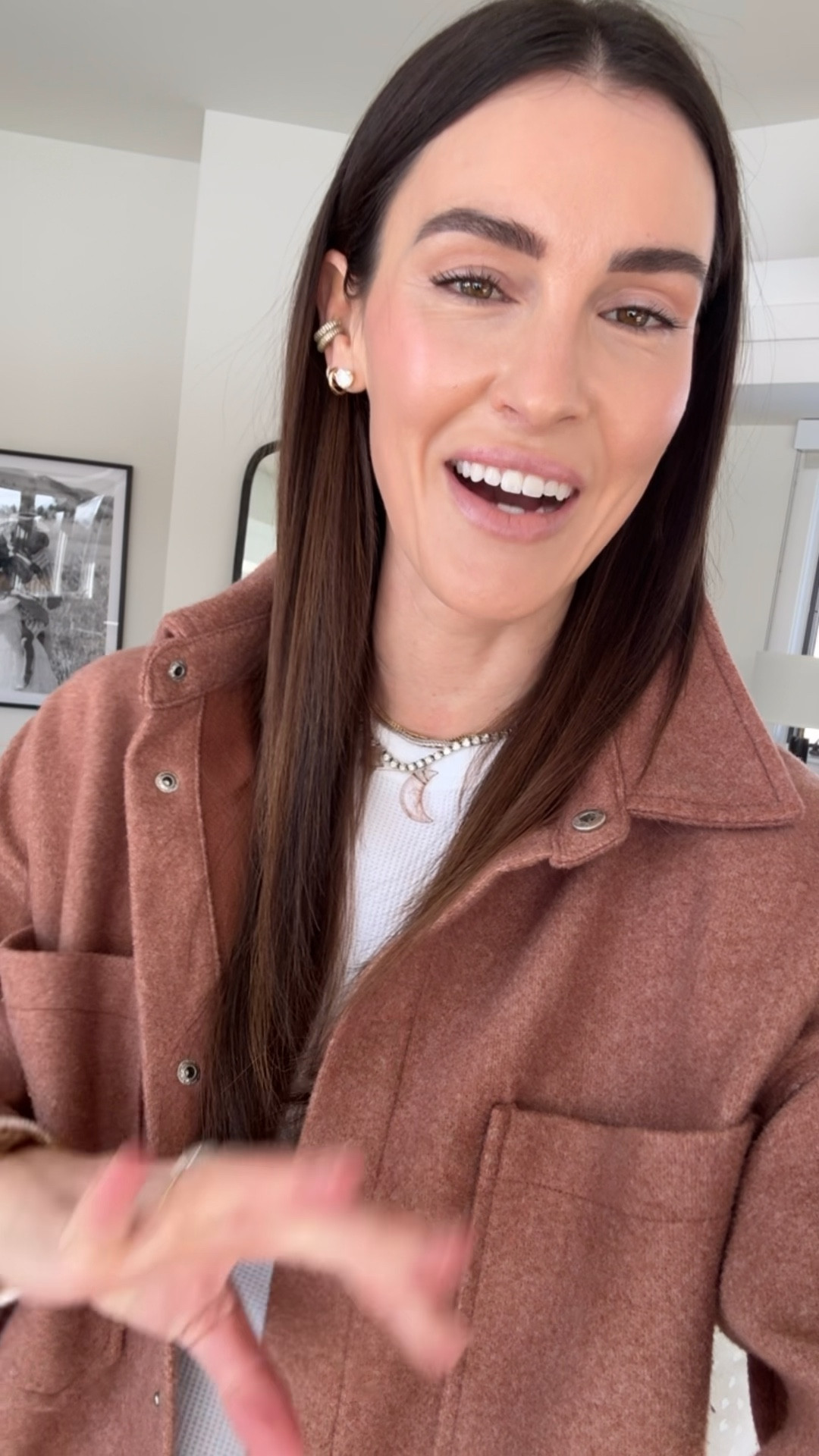 Today’s mom ootd 💁🏻‍♀️ and jewelry!

Earrings
Amazon shacket
Necklaces 

#LTKootd #LTKmomlife