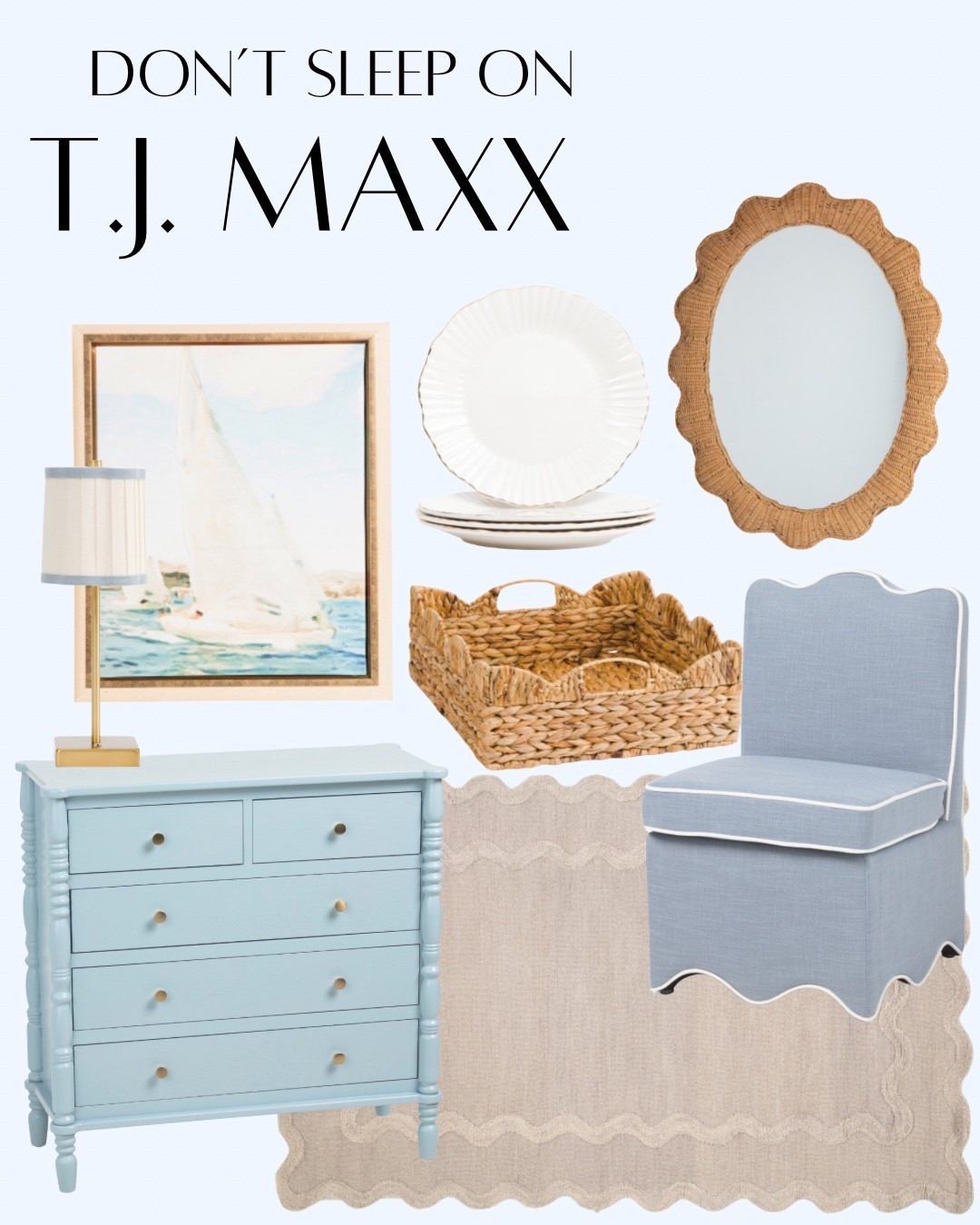 Coastal home decor / TJ MAXX




Home finds
Coastal aesthetic 
Southern style 
Coastal home 
Coastal decor 

#LTKFindsUnder100 #LTKHome