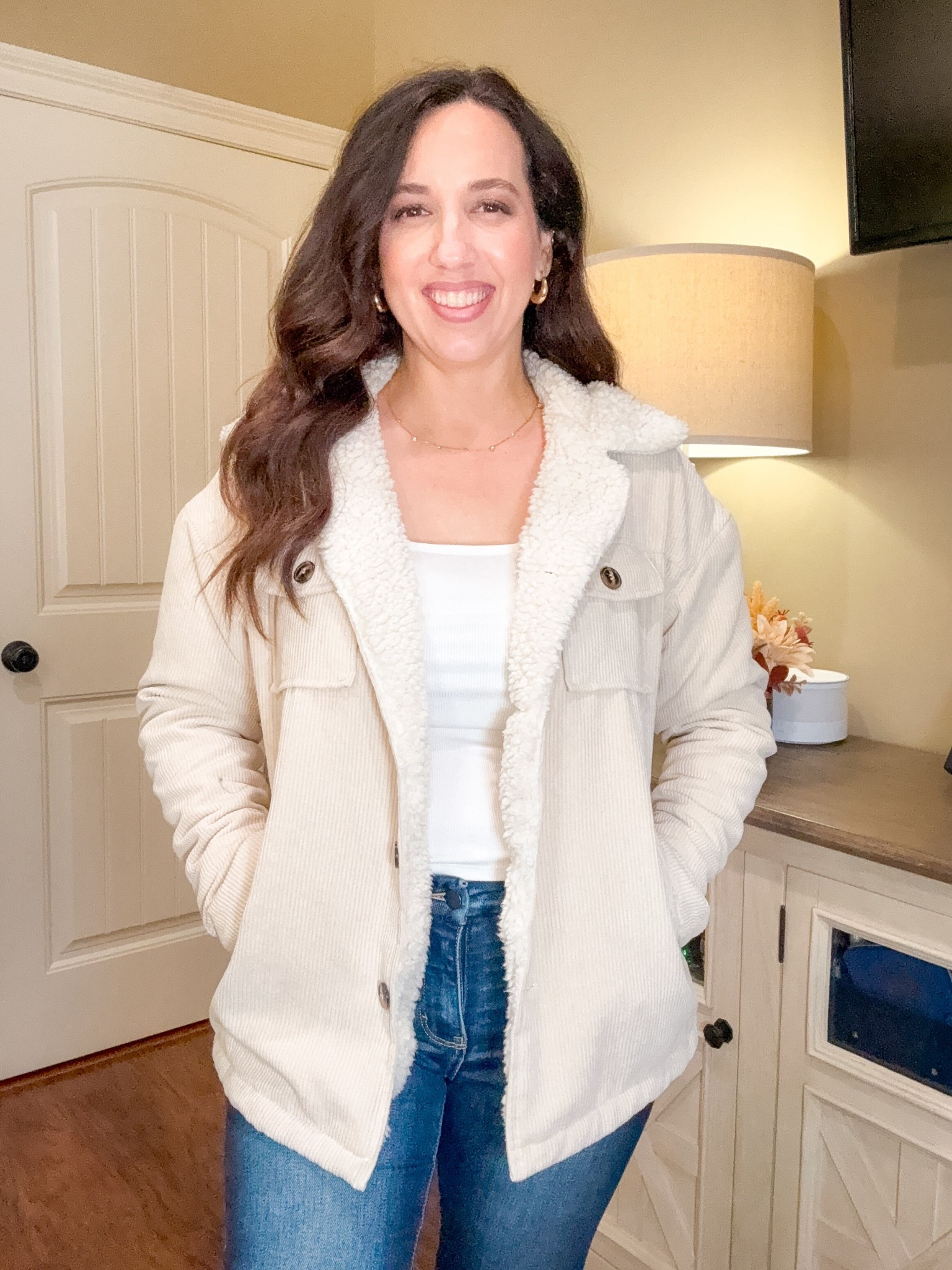 My new favorite cozy jacket, size medium fits perfect. 5'7 150lbs 

#LTKGiftGuide #LTKgrwm #LTKHoliday