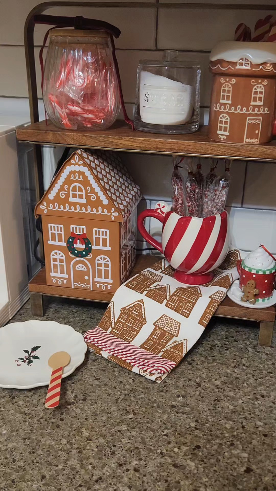 My gingerbread coffee station 

