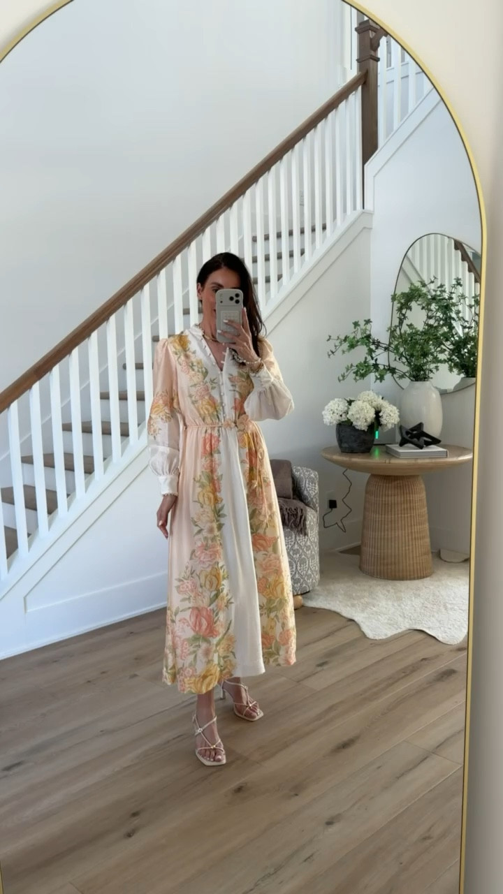 Such a beautiful spring maxi, the soft floral print and flowy fit make it feel so feminine and elevated. Perfect for Easter, Mother’s Day, or any spring event when you want something easy but really pretty.

Dress-  wearing size 4

spring maxi dress, floral maxi dress, easter outfit, mothers day dress, spring event outfit, feminine style, lightweight dress, pastel spring outfit, occasion dress, effortless style, annabrstyle

#LTKSeasonal #LTKootd #LTKTravel
