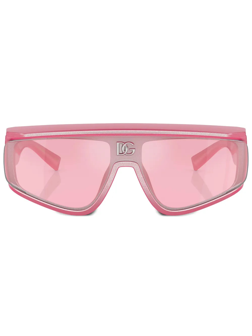 glittery shield-frame sunglasses | Farfetch Global