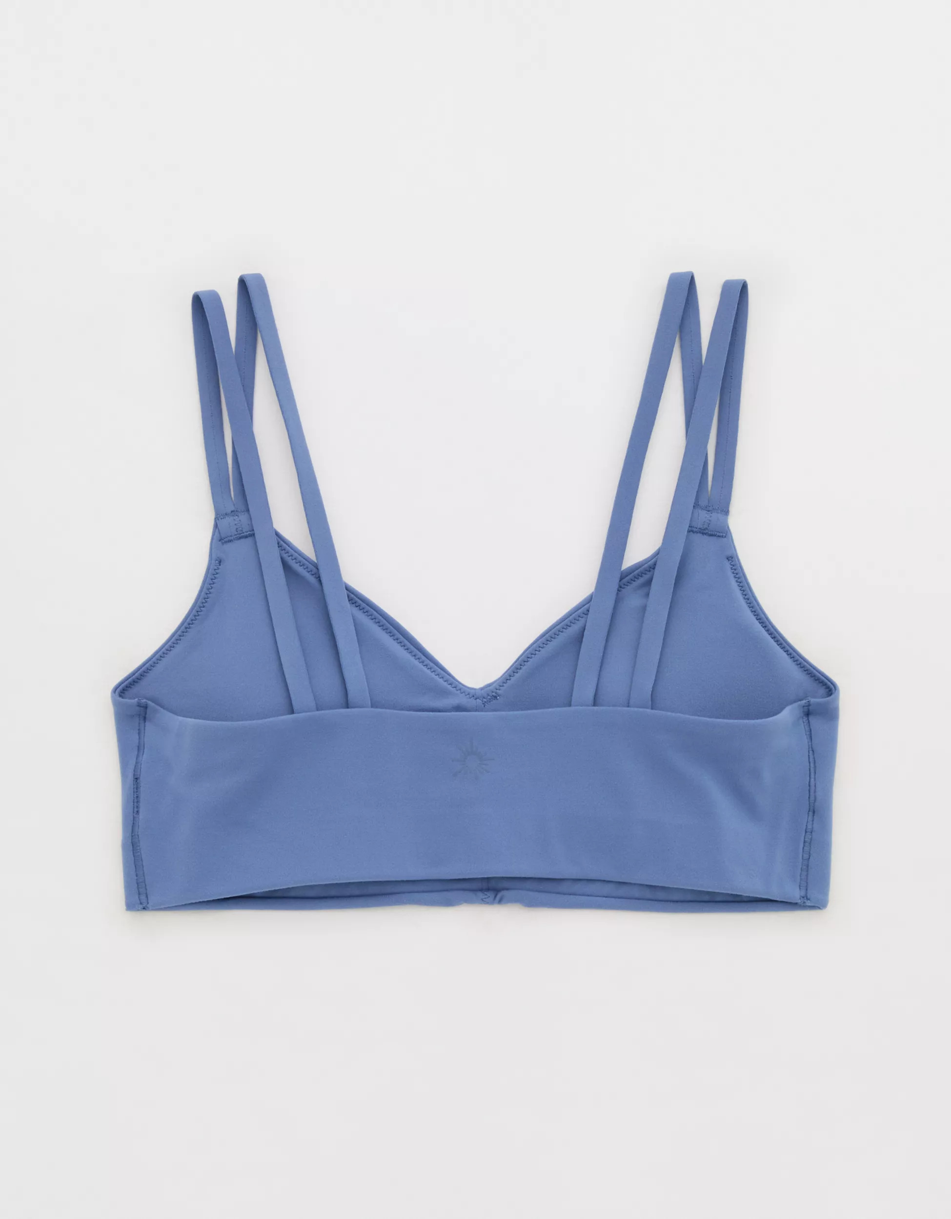OFFLINE By Aerie Real Me Ruched Strappy Sports Bra | Aerie