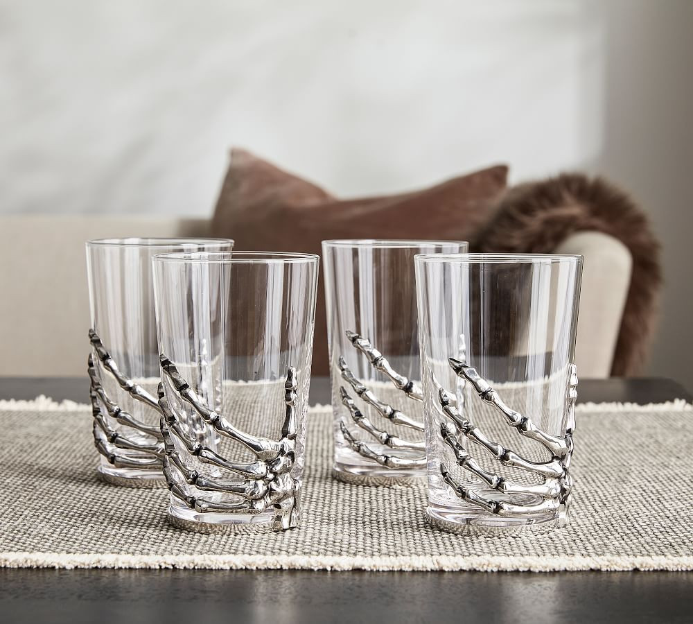Skeleton Hand Highball Glass | Pottery Barn (US)