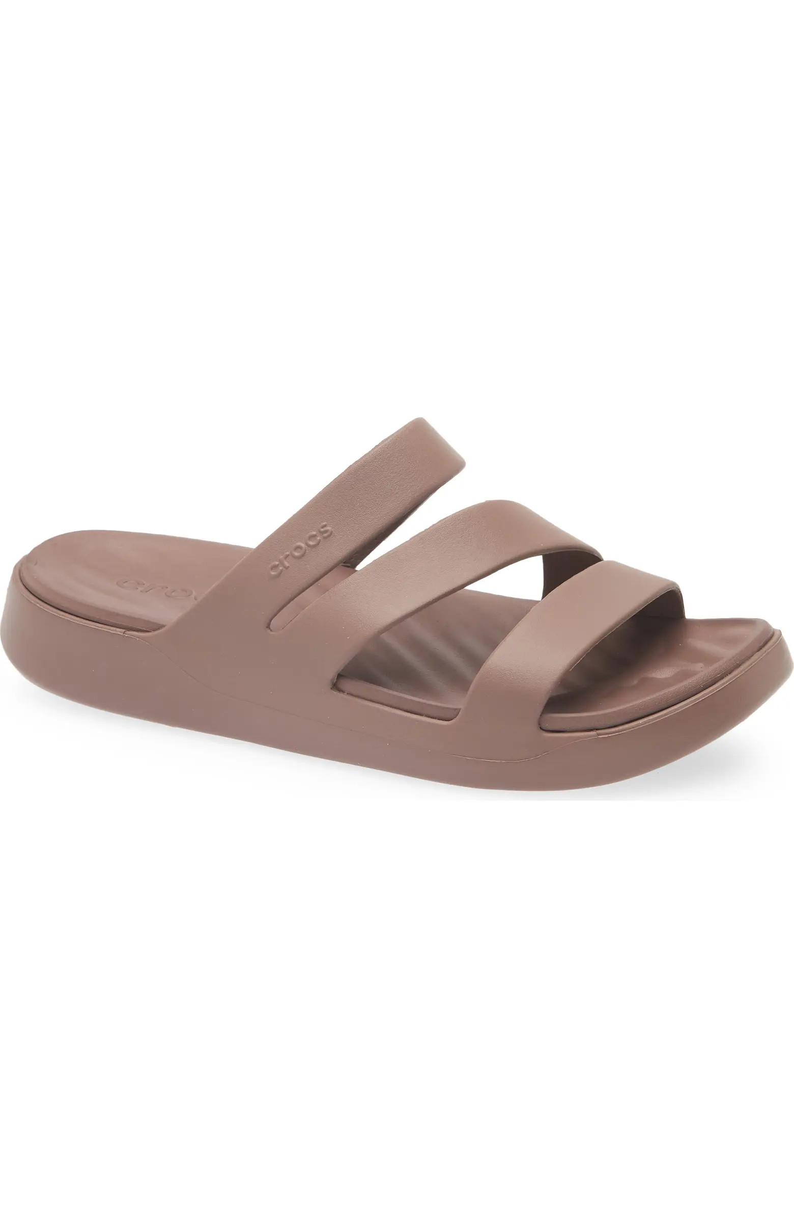 CROCS Getaway Waterproof Strappy Slide Sandal (Women) | Nordstrom | Nordstrom