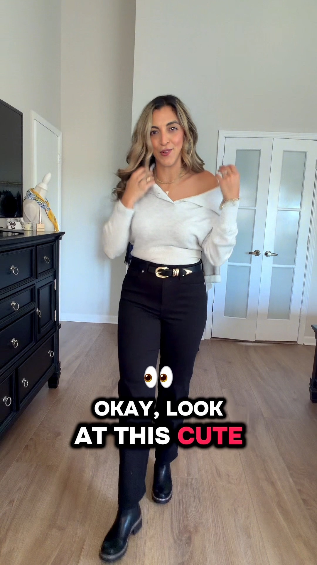 Cozy but make it cute — Target’s off-the-shoulder sweater is giving soft fall glam 🖤 

#LTKStyleTip #LTKSeasonal #LTKFindsUnder100