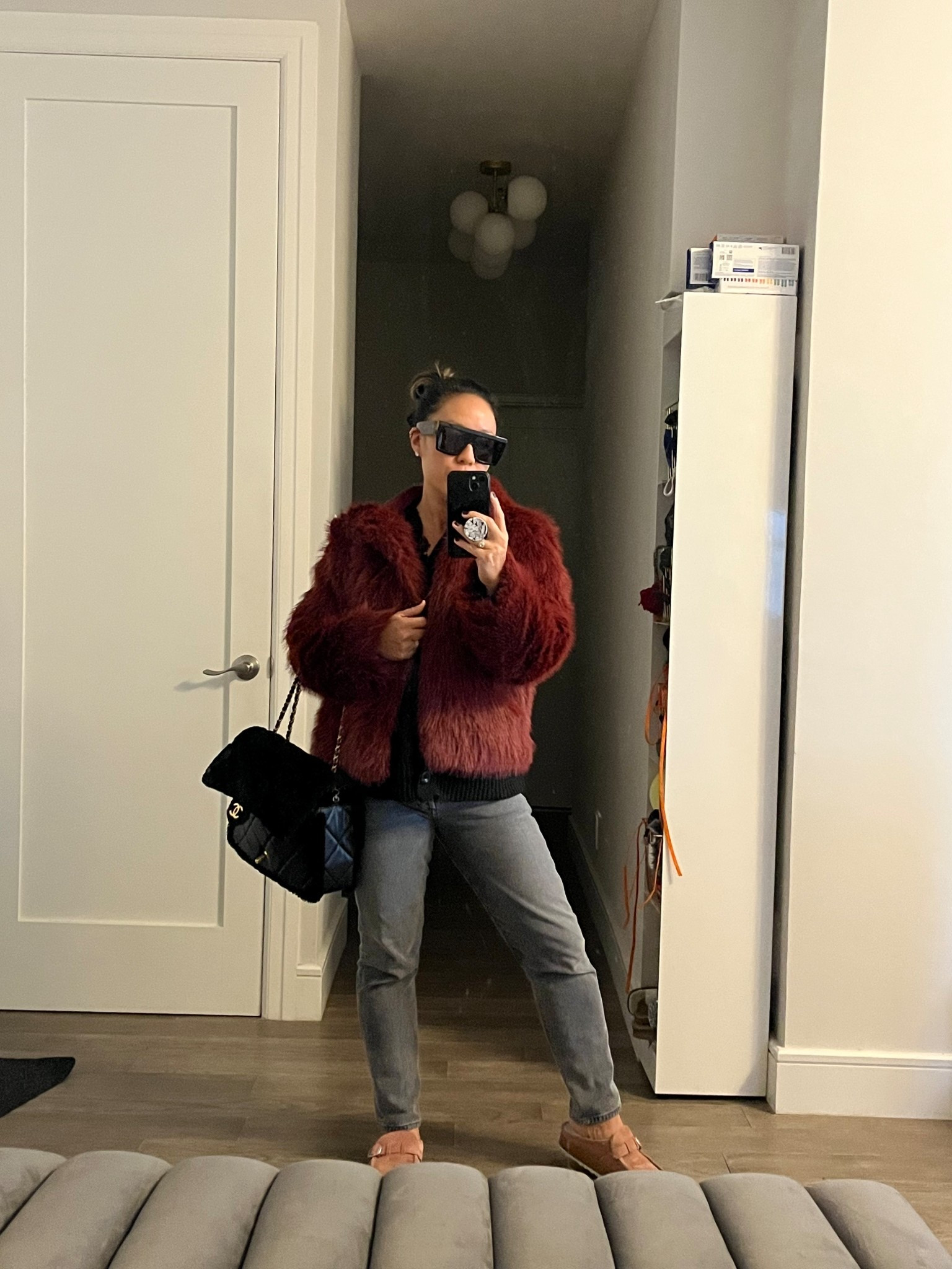 Too good not to share! This is the color of the season! Burgundy dreams. I’m wearing an xs. This one has a hood. Bonus! Jeans are a closet staple. Size 26. I’m wearing a 37 in the shoes.

#LTKHoliday #LTKFindsUnder50 #LTKGiftGuide