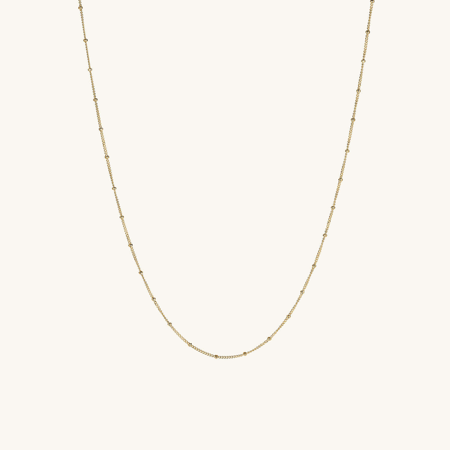 Spheres Chain Necklace | Mejuri Fine Crew