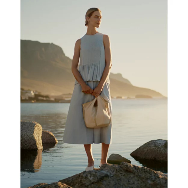Pintuck Panel Top | Seasonal Preview | The  White Company | The White Company UK & ROW