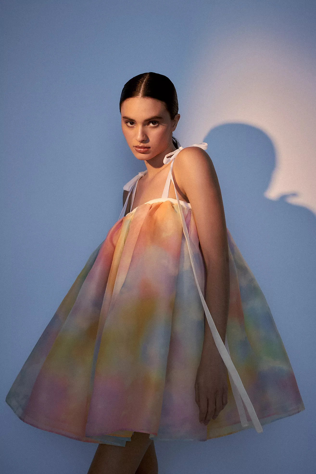 Selkie Rainbow Mini Dress | Anthropologie (US)