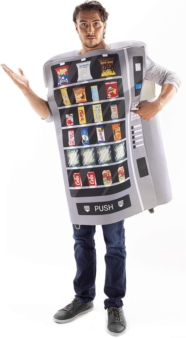 Vending Machine Halloween Costume - Funny Snack Food Adult Men & Women Outfits | Amazon (US)