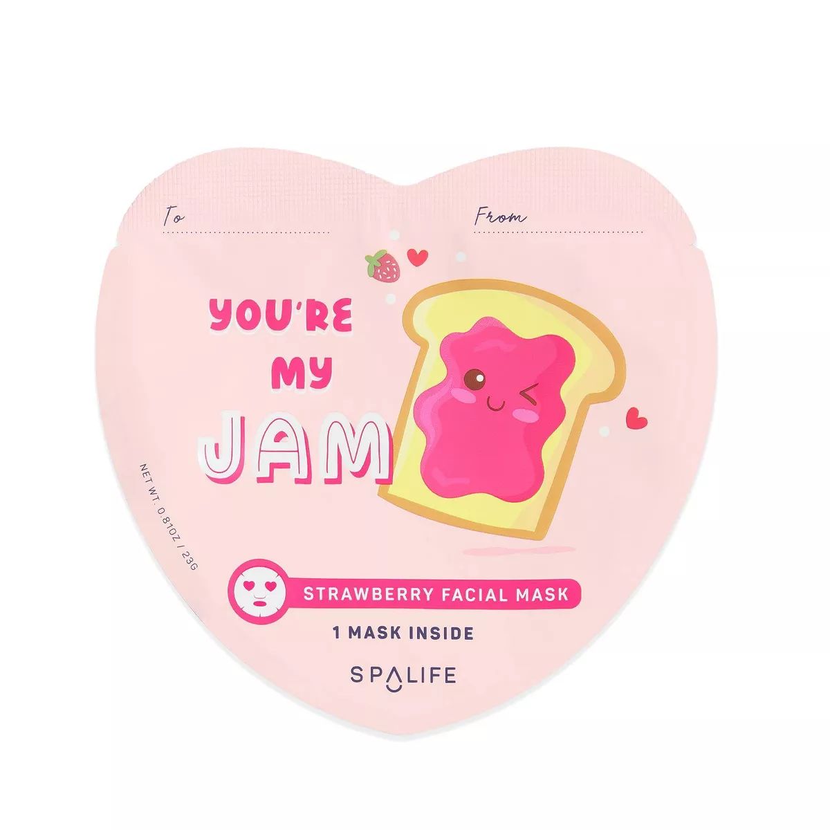 SpaLife You're My Jam Strawberry Facial Mask | Target