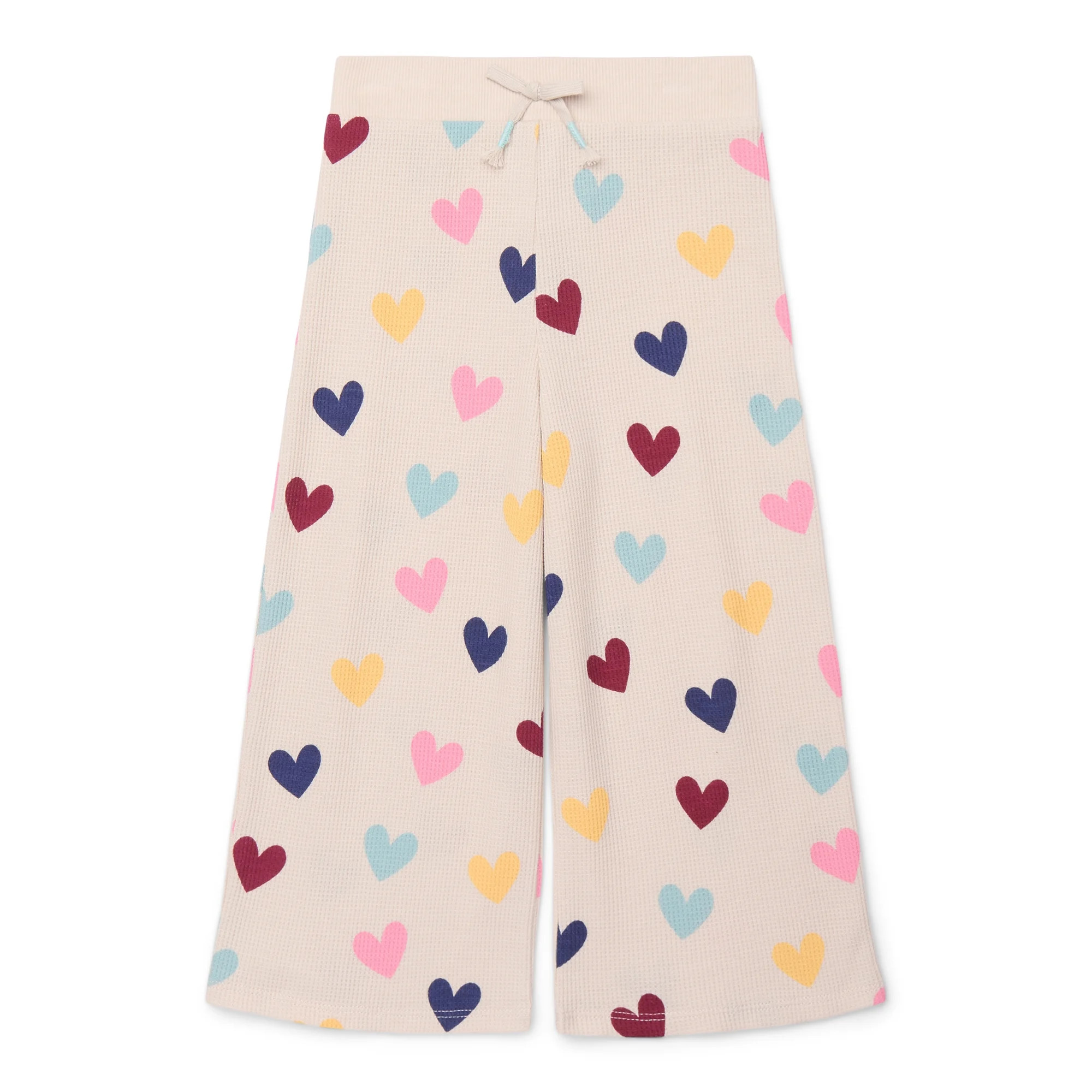 Garanimals Toddler Girl Printed Thermal Wide Leg Pants, Sizes 2T-5T - Walmart.com | Walmart (US)