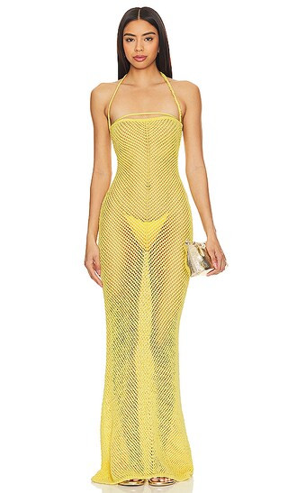 Amelia Dress in Yellow | Revolve Clothing (Global)