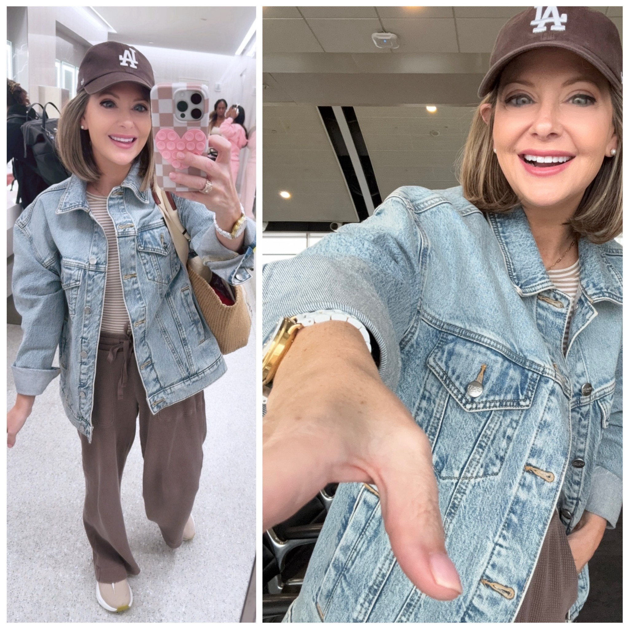 Travel day and these waffle wide leg pants are 50% OFF 