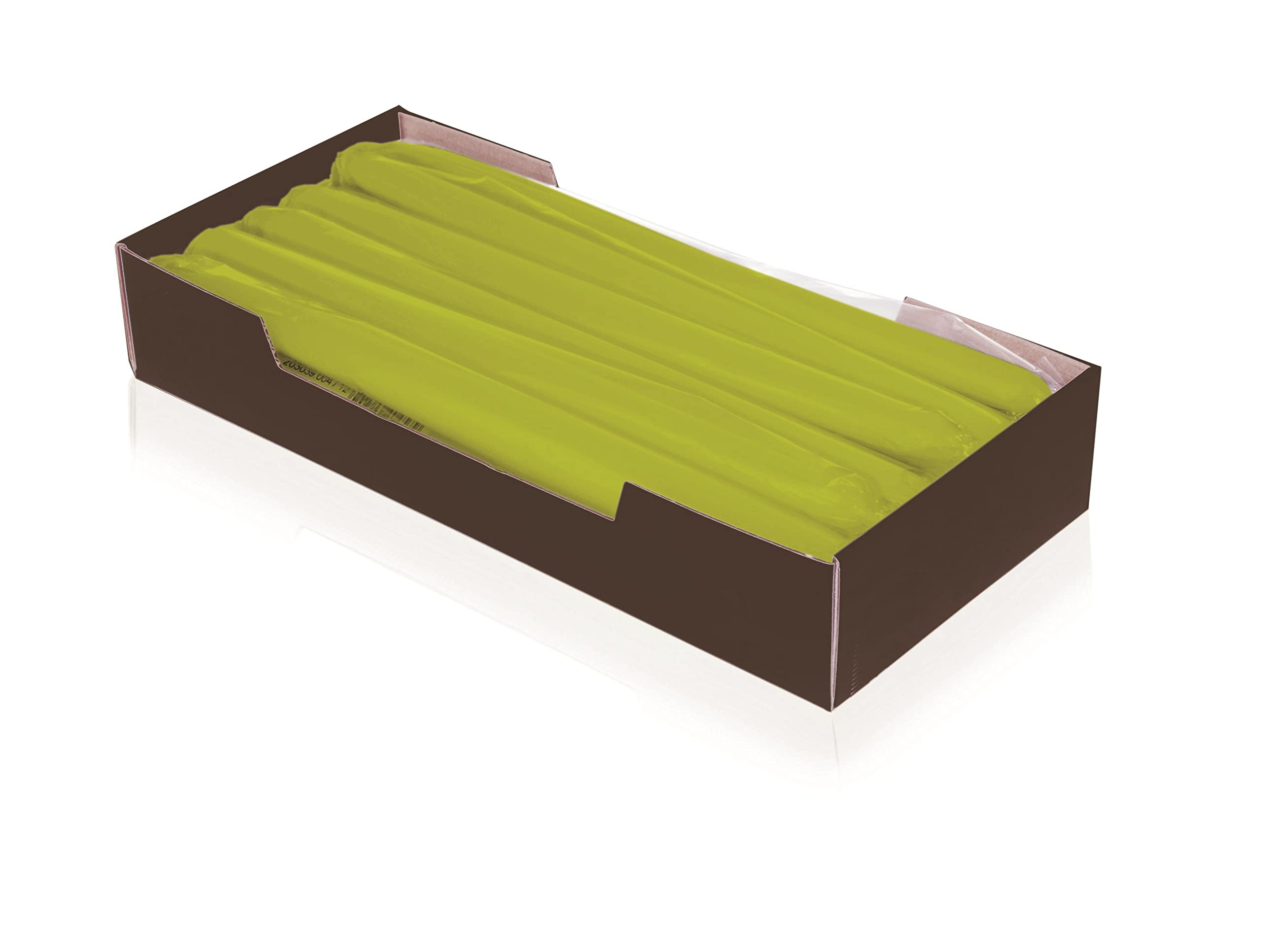 12 Tapered Candles Cello 250/25 mm (Green) | Amazon (DE)