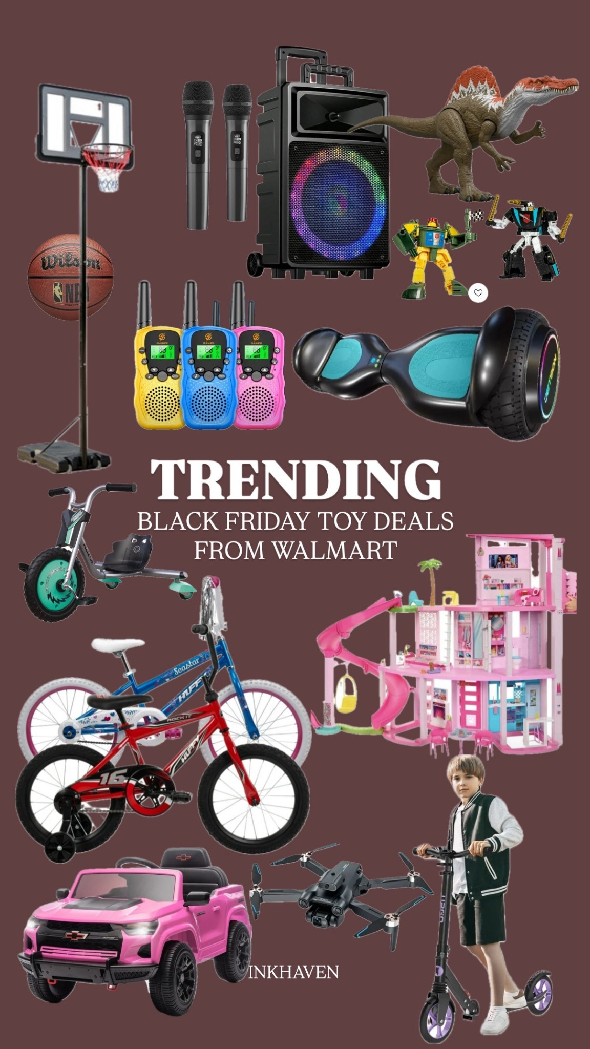 Trending toy deals at Walmart for kids 

#boys #girls #christmas #whattobuy #holiday #holidaygifting #walmart #trending #top #topgifts #bike #barbie #lego #jurassic #sale #deal #cyberweek #blackfriday 

#LTKCyberWeek 

#LTKSaleAlert #LTKKids