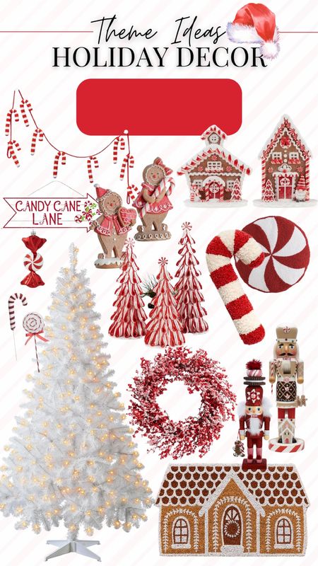 Loving this gingerbread and peppermint theme for the Holidays! #christmas #holiday #gingerbread #peppermint #candycane #home #holiday #holidaydecor 

#LTKSeasonal #LTKhome #LTKHoliday