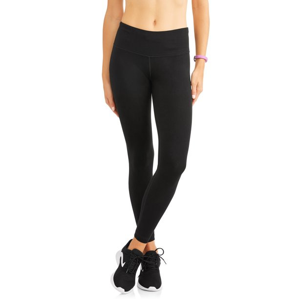 Women's Athletic Works Dri-More Cotton Legging - Walmart.com | Walmart (US)