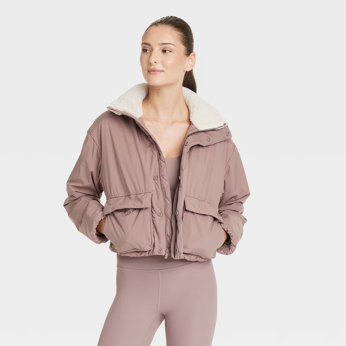 Women's Midweight Puffer Jacket - All In Motion™ | Target