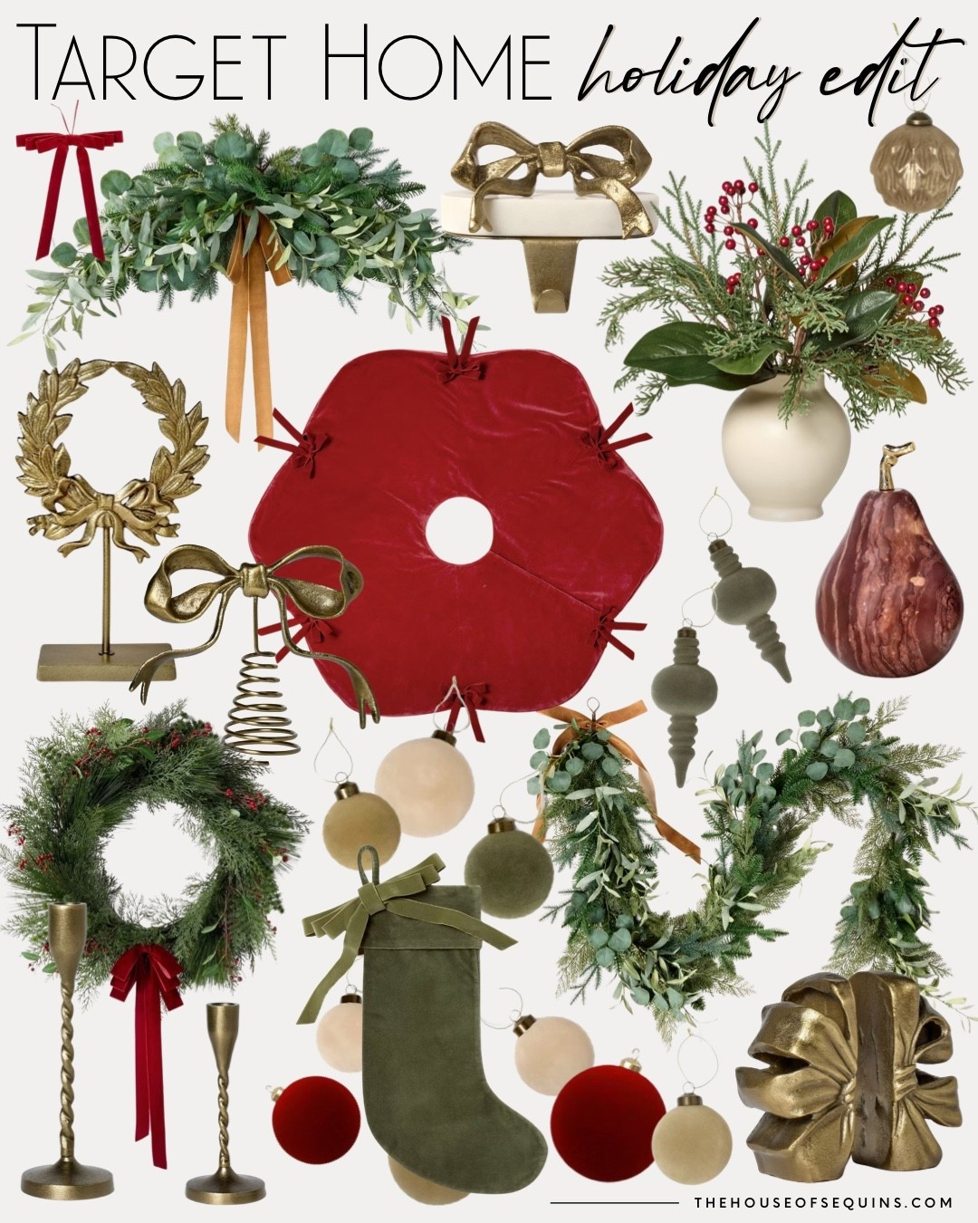 Shop Target Home Studio McGee Christmas decor! 

Comment SHOP below to receive a DM with the link to this post on my LTK ⬇ https://liketk.it/5qHeB