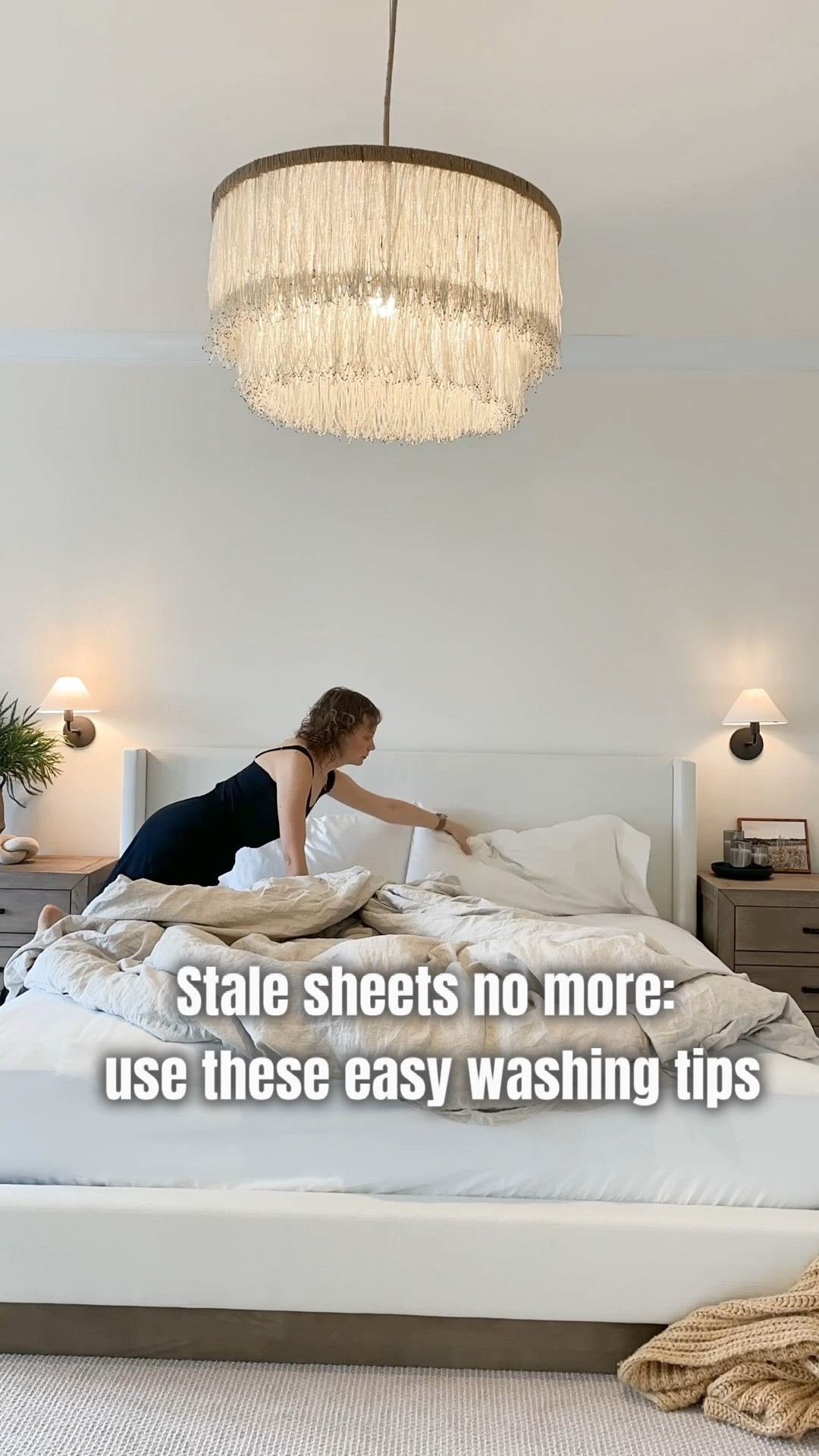 "Revolutionize your bedding routine! 🔥✨ Dive into the ultimate freshness with a splash of Borax and the hottest wash! 🌡️🚿 Discover the secret to sheets so clean, they practically sparkle! 💫🛌 #BeddingRefresh #bedroom #bedding #bed #nightstand 

#LTKhome #LTKVideo