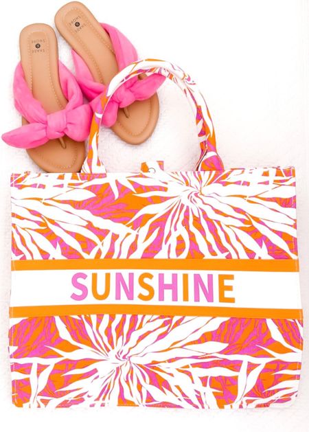 No Boundaries Tote - Under $21! 
Hello Summer Sunshine Tote!!

I will use it as a fun purse! Has 2 pockets for phone, etc & a side zip pocket. Can for sure be a beach bag too!

The website has this listed as Pink but it is more Purple. Tried to show with my hot pink sandals. But as you see it looks fab with Pink! 

Linked the other color options! I may need the weekend 🙊

Walmart. Target. Spring. Summer. 

#LTKitbag #LTKSeasonal #LTKunder50