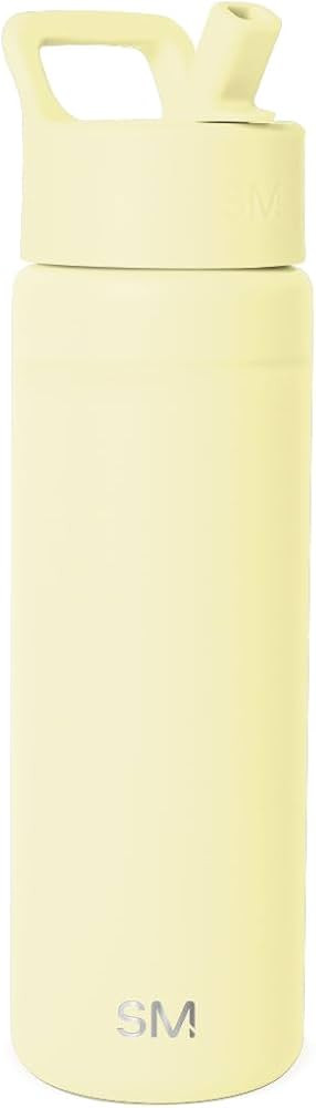 Simple Modern Water Bottle with Straw Lid | Vacuum Insulated Stainless Steel Metal | Reusable Lea... | Amazon (US)