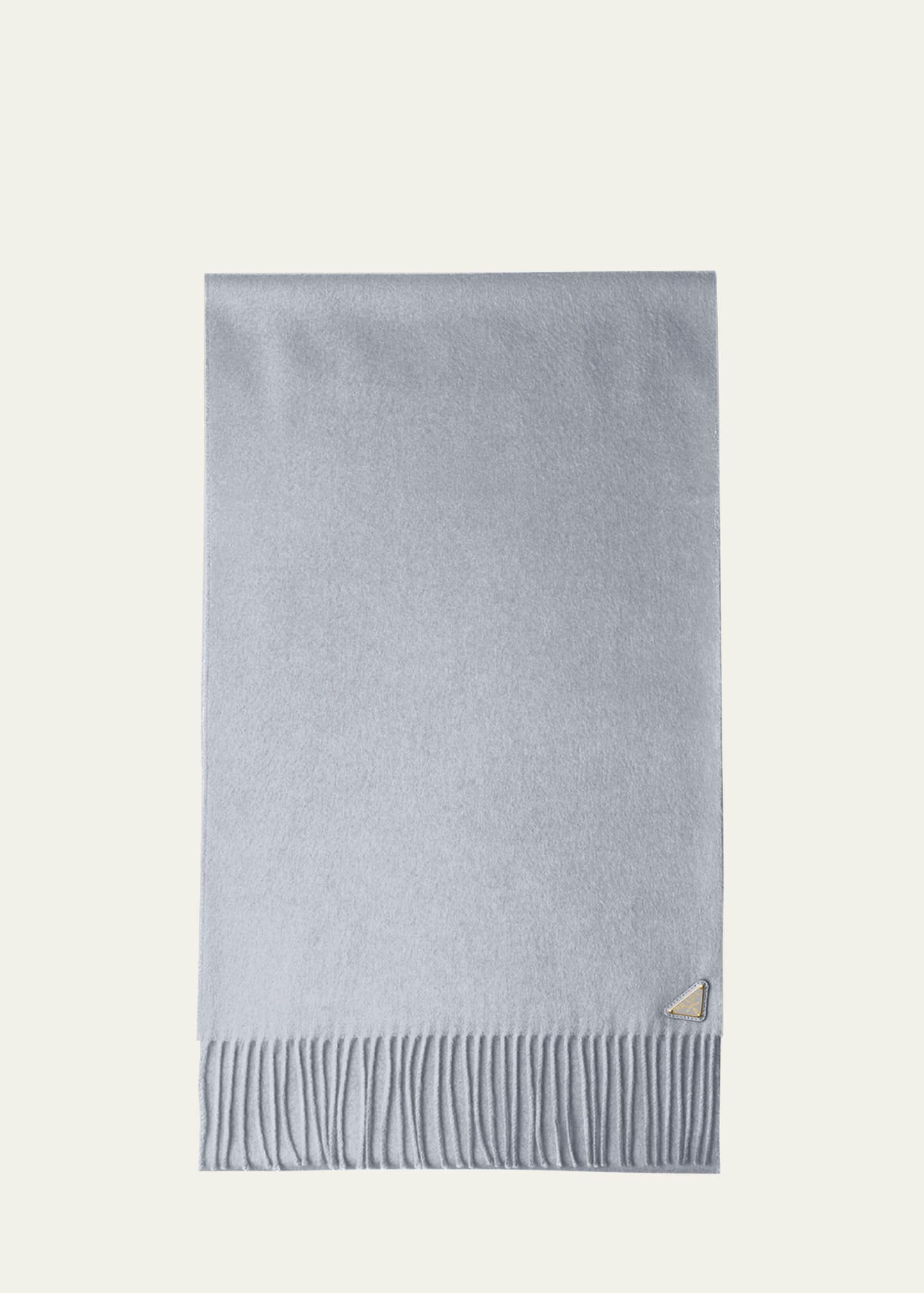Prada Fringe Cashmere-Silk Scarf | Bergdorf Goodman