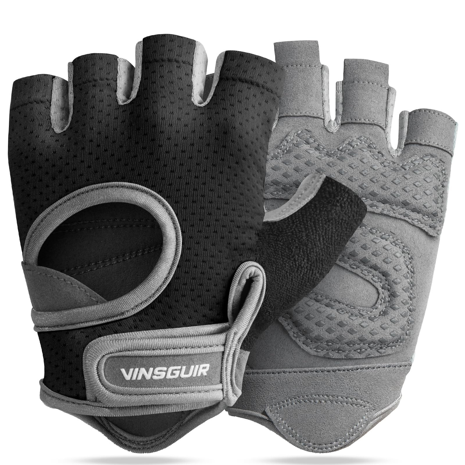 VINSGUIR Workout Gloves for Women and Men, Breathable Weight Lifting Gloves for Gym Exercise, Fit... | Amazon (US)