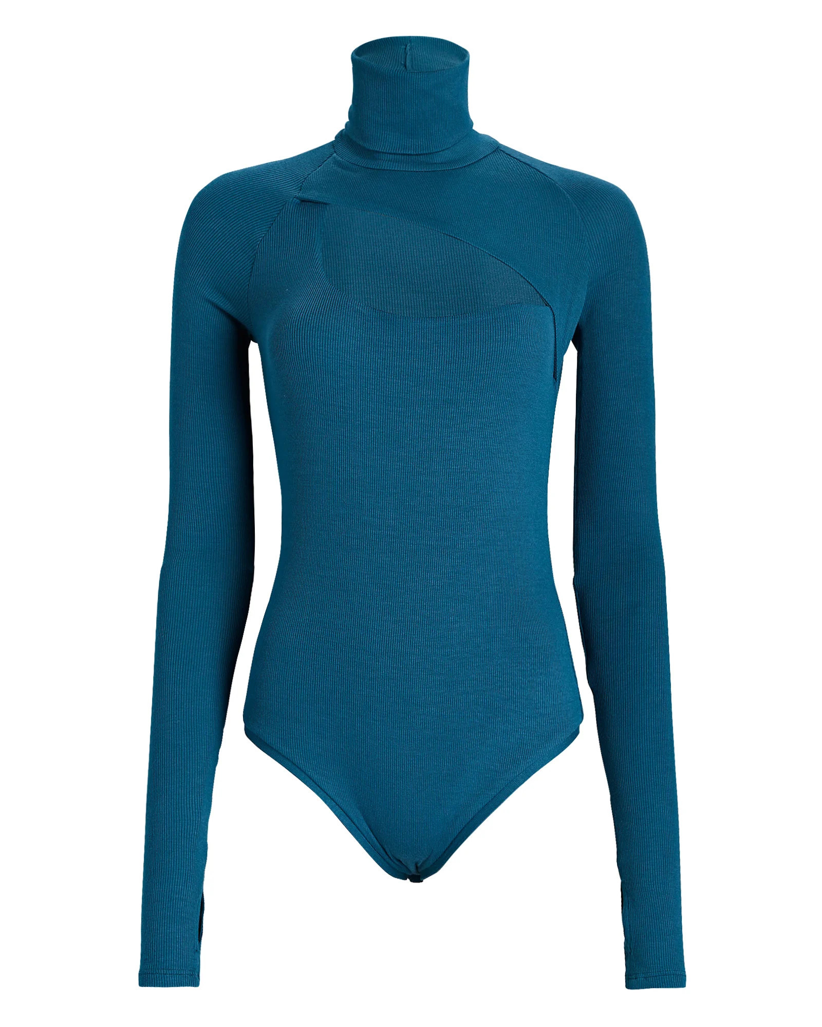 Carder Cut-Out Jersey Turtleneck Bodysuit | INTERMIX