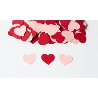 Heart Confetti, 200 Pieces, Valentines Day Decor, Day, Confetti | Etsy (US)