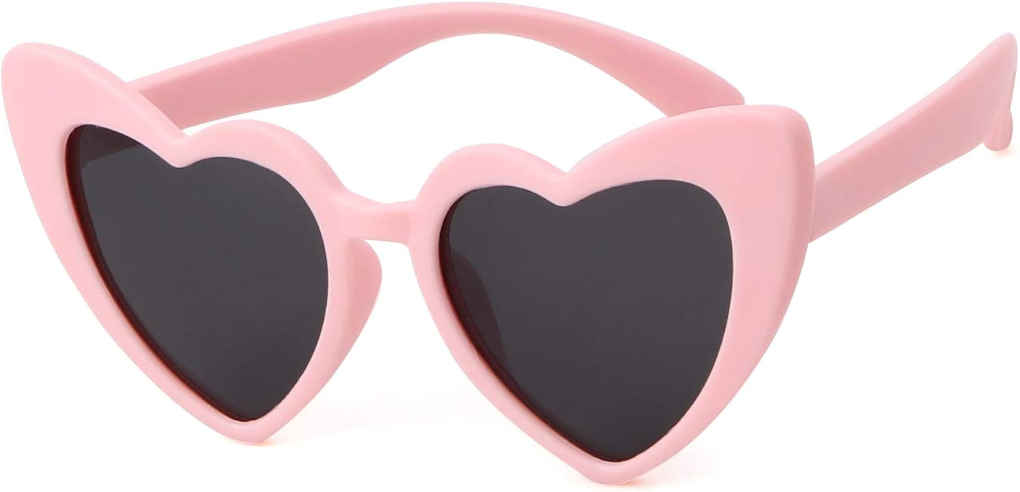 Heart Sunglasse Polarized Vintage Retro Cat Eye Oversized Glasses UV400 Protection | Amazon (US)