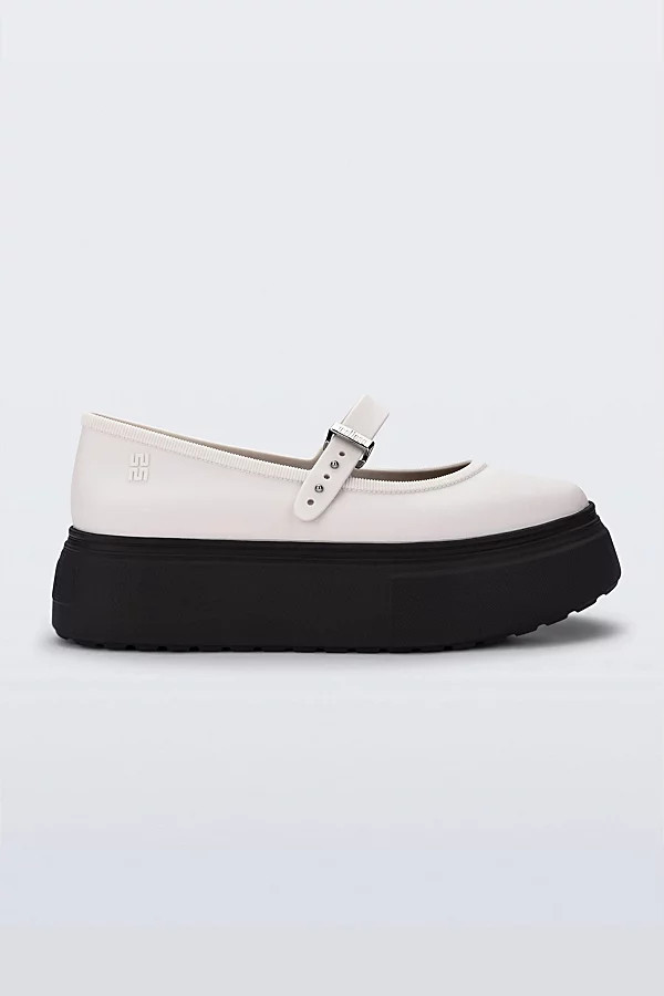 Melissa Soft Ballerina Platform Shoe in Black/White, Women's at Urban Outfitters | Urban Outfitters (US and RoW)