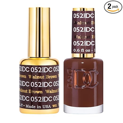 DND Gel Polish Set, Brown Collection, UV/LED GelPolish and Air Dry Nail Lacquer, Matching Chip-Fr... | Amazon (US)