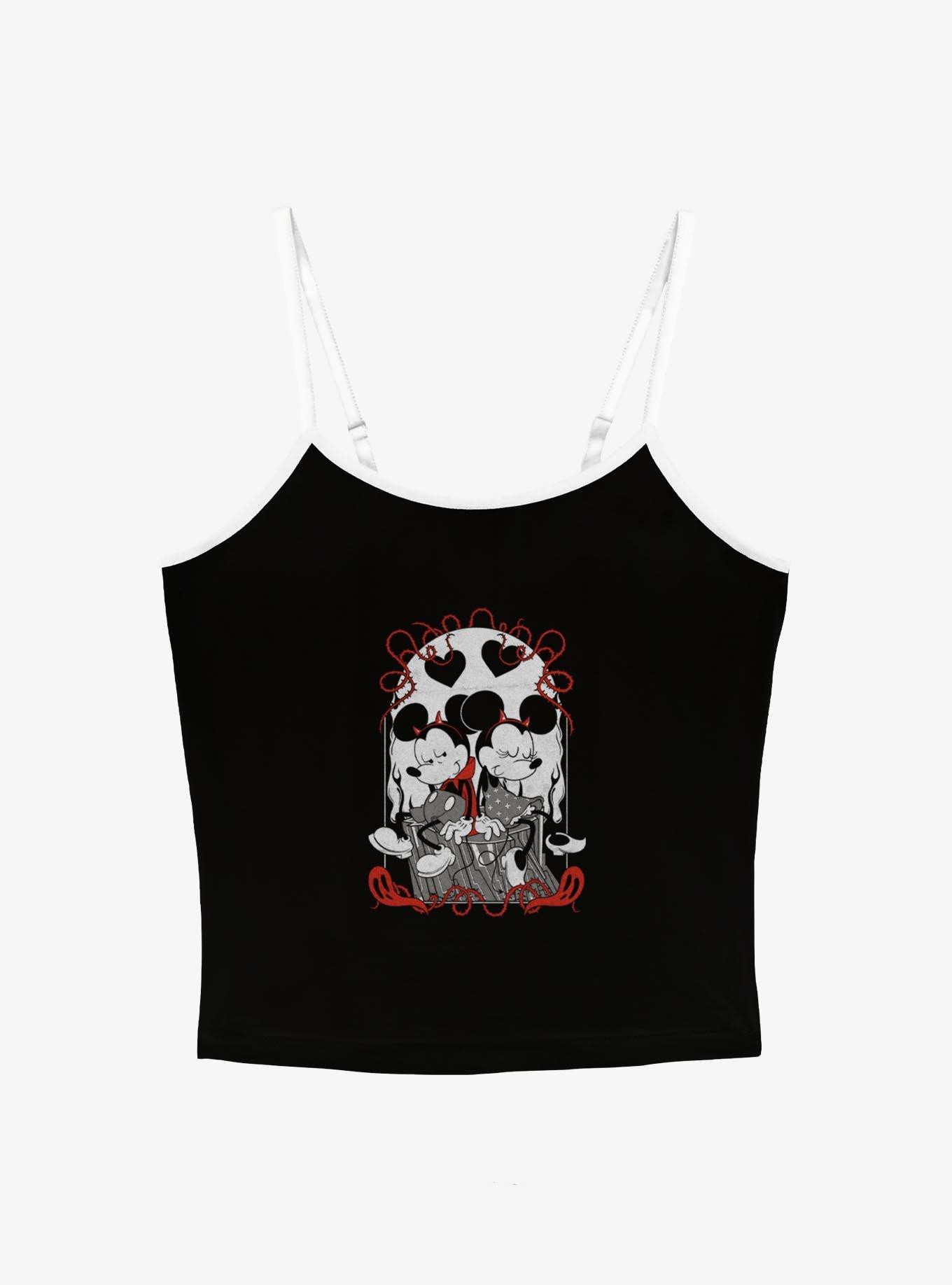 Disney Mickey Mouse and Minnie Mouse Devilish Plans Womens Cami | BoxLunch