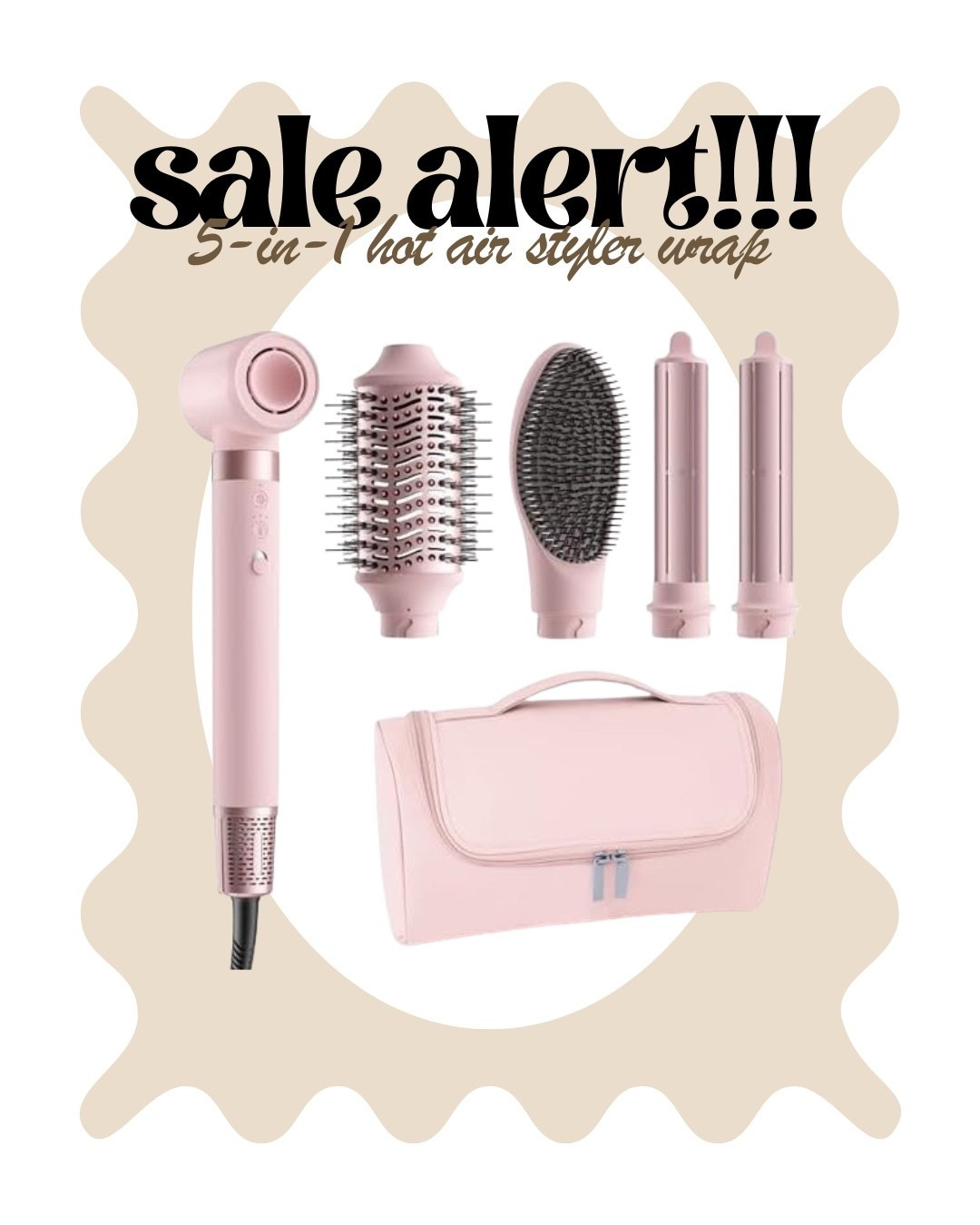 🔥✨ SALE ALERT: 5-in-1 Hot Air Styler Wrap! ✨🔥

If you’ve been eyeing a budget-friendly dupe for the viral hair wrap… THIS is your sign 👀💗 This 5-in-1 hot air styler is on major sale and comes with everything you need for bouncy curls, smooth blowouts, sleek straight styles, volume, and more — all in ONE tool.

It’s lightweight, travel-friendly, and crazy easy to use. Perfect for gifting… or treating yourself 😉 This deal won’t last, so tap to shop before it sells out!

#SaleAlert #HairTools #HotAirStyler #LTKSale #ViralDupe #HairWrapDupe #BeautyDeal #HaircareFavorites #BlowoutAtHome #SalonResults #BeautyMustHaves #GiftIdeas #HolidayDeals #AmazonFinds #TrendingNow #LTKFinds

#LTKGiftGuide #LTKCyberWeek #LTKSaleAlert