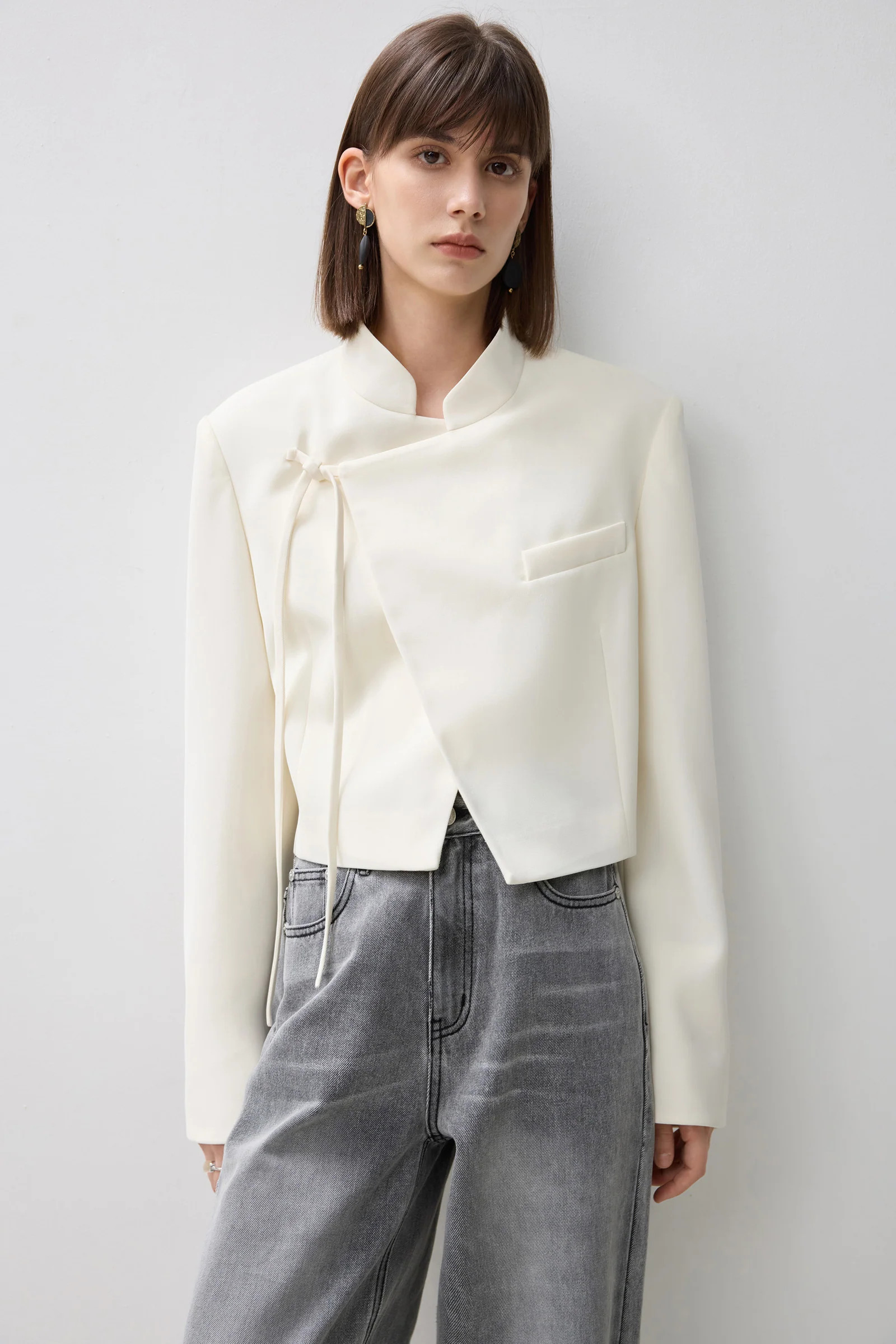 LILY Chinese Style Cropped Jacket | LILY Studio