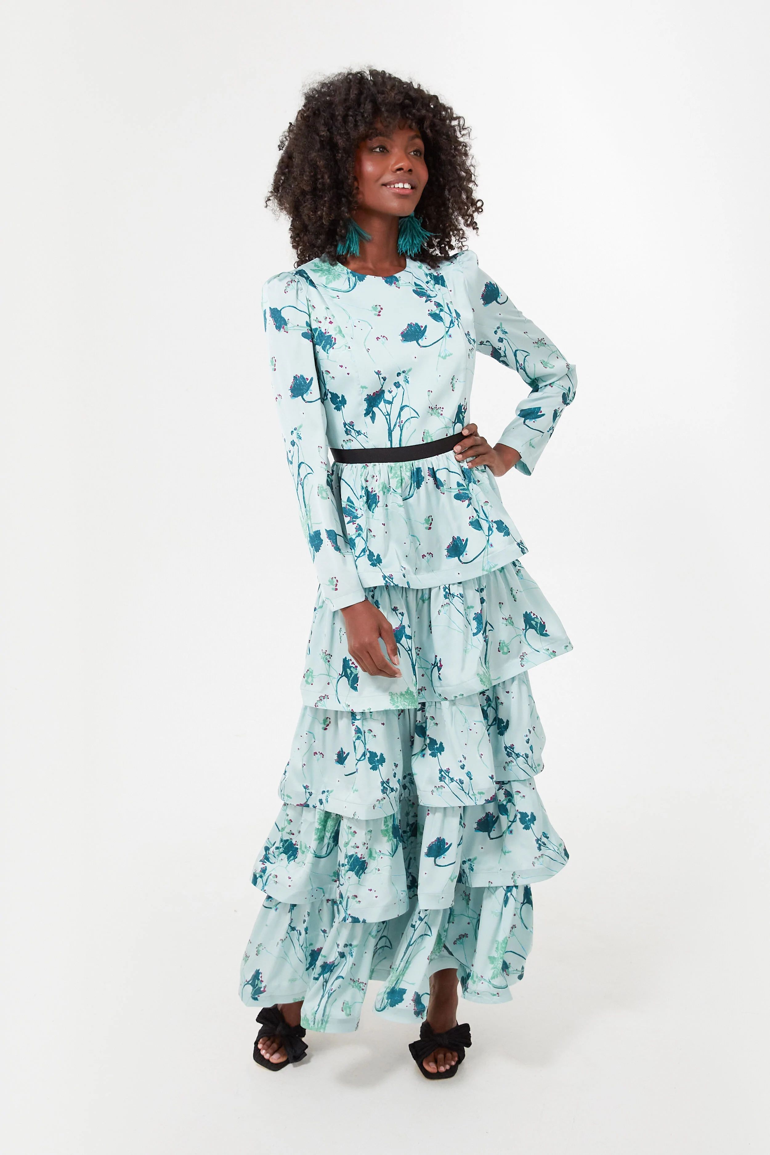 Indigo Bloom Tory Dress | Tuckernuck (US)