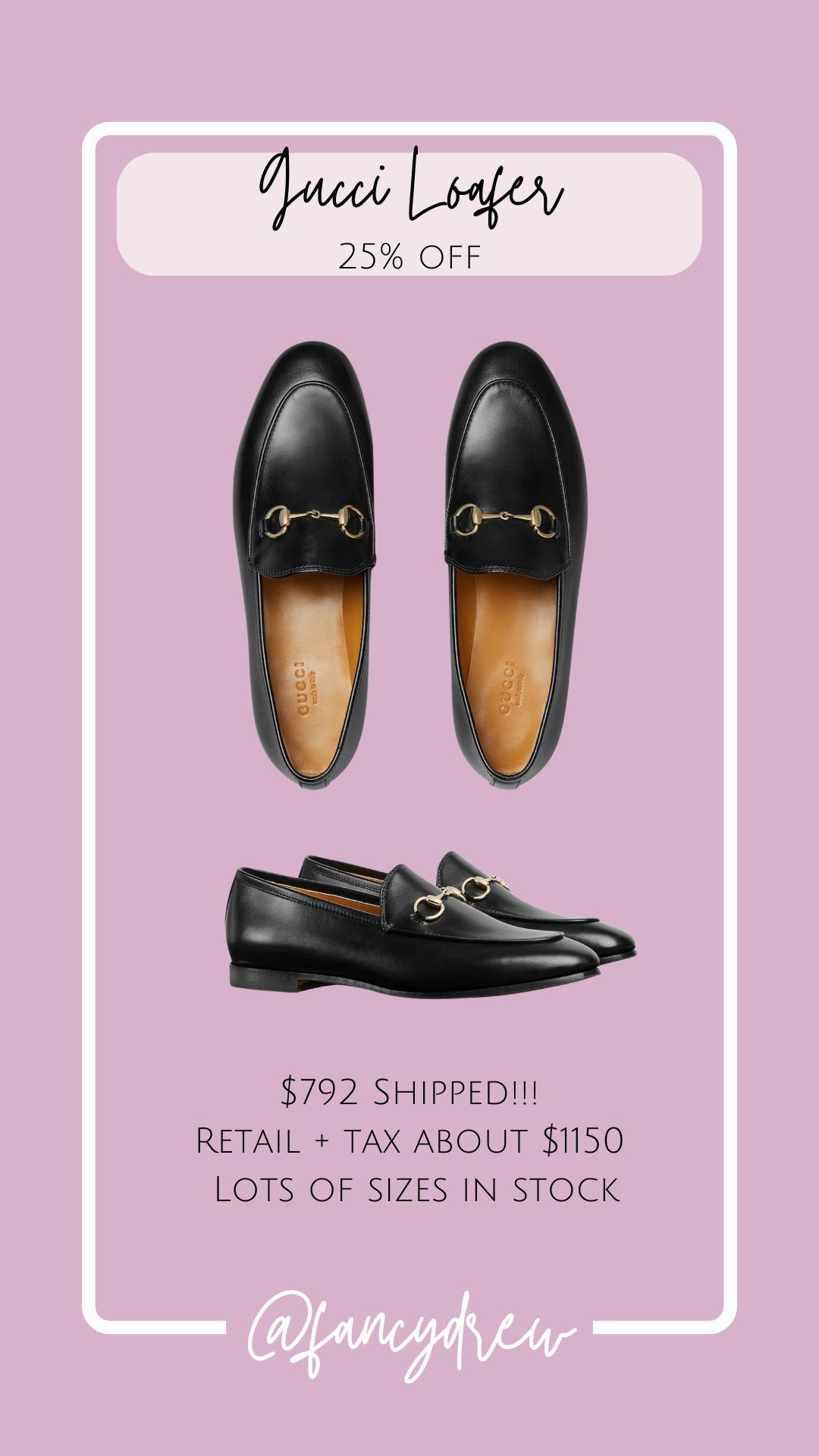 
Amazing Gucci loafers 25% off just in time for fall! Grab before it's too late. 

 #LTKSaleAlert #LTKShoeCrush