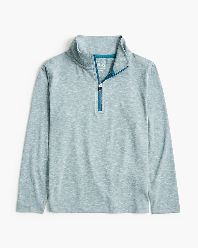 Boys' performance half-zip pullover | J.Crew Factory