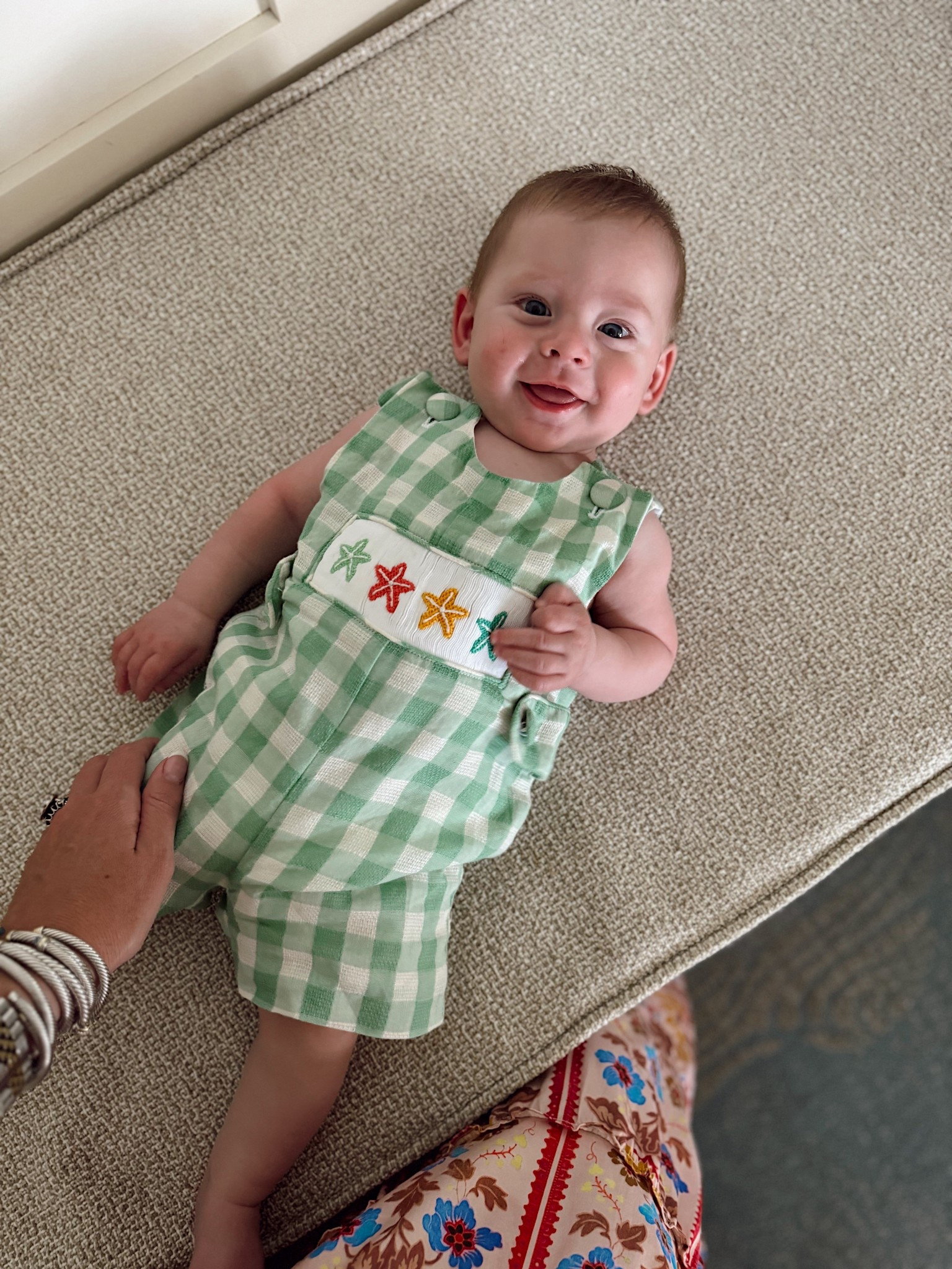 Linking similar The Smocked Flamingo starfish outfits for Storm! 

#LTKSeasonal #LTKBaby #LTKStyleTip