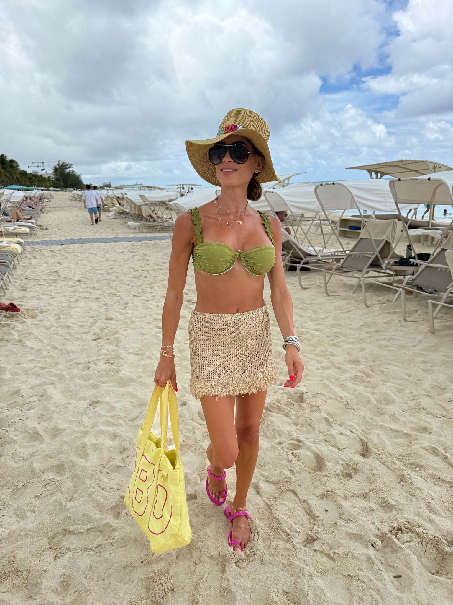 My hat is older so linking similar and my fringe skirt and green bikini size s top

#LTKPetite #LTKSwim